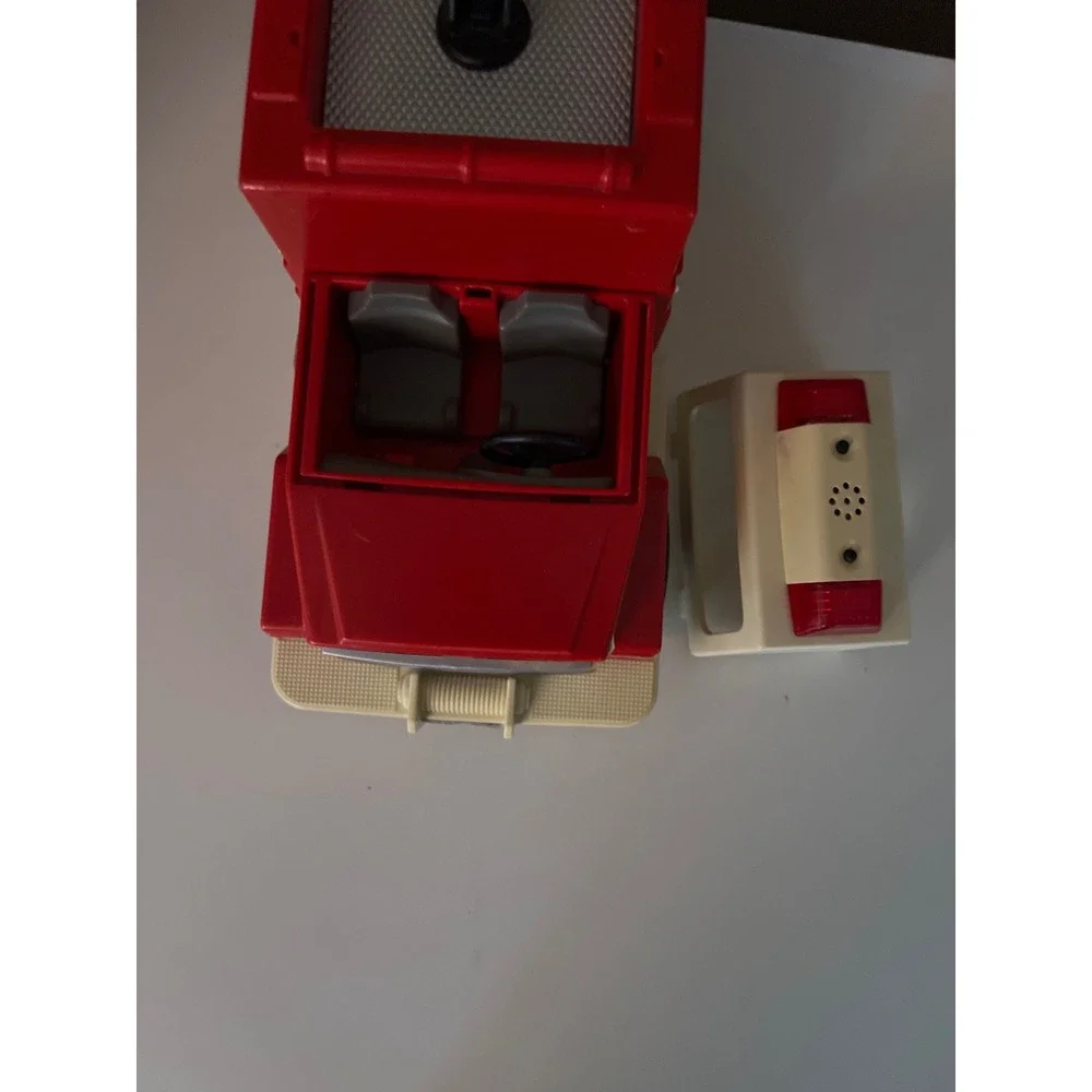 Playmobil 2008 Vintage Fire Truck‎ Lights Sound City Action